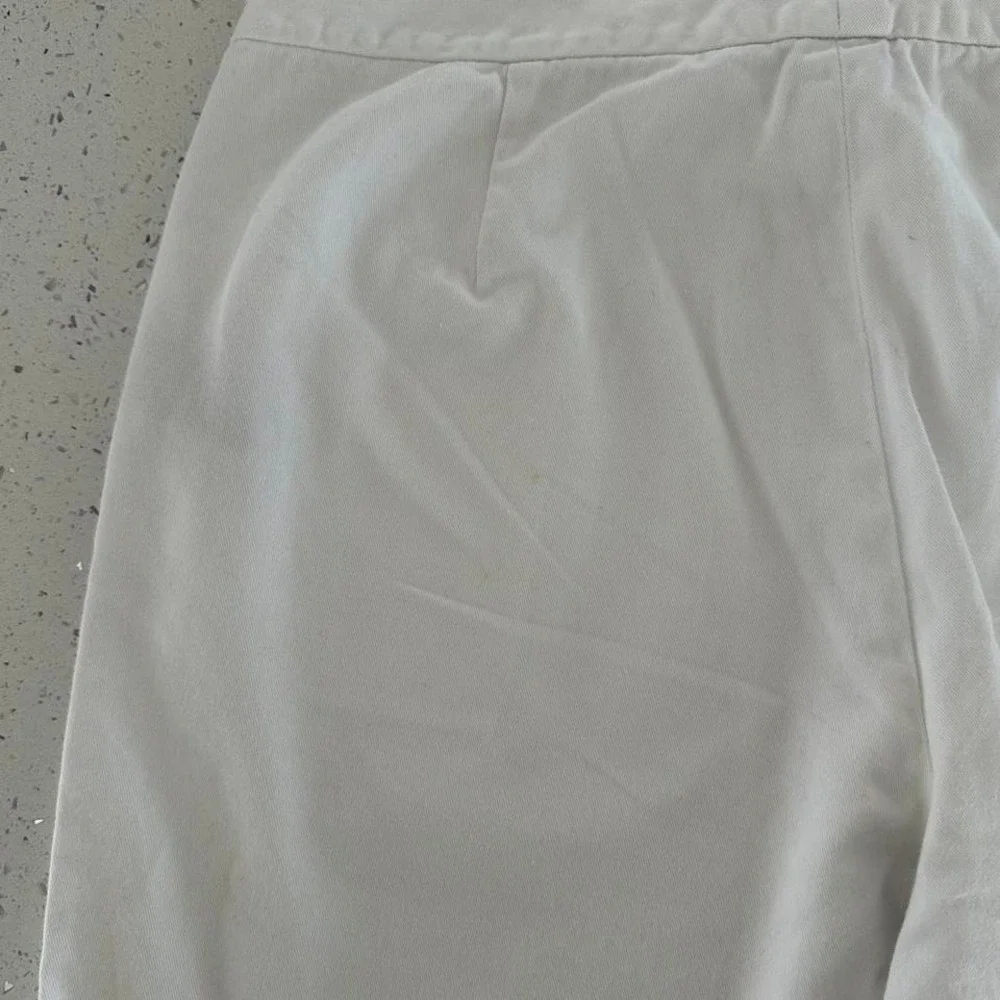 Lauren Ralph Lauren White Cotton Bermuda Shorts Womens Size 8 Preppy Summer - Picture 4 of 8